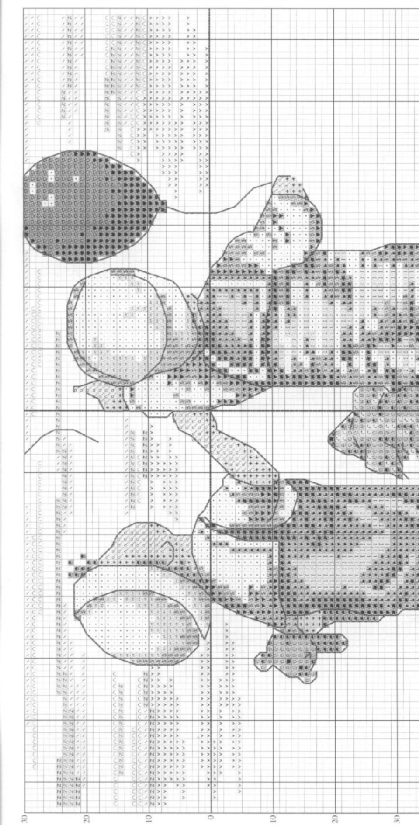 Schema punto croce Con Palloncini 3