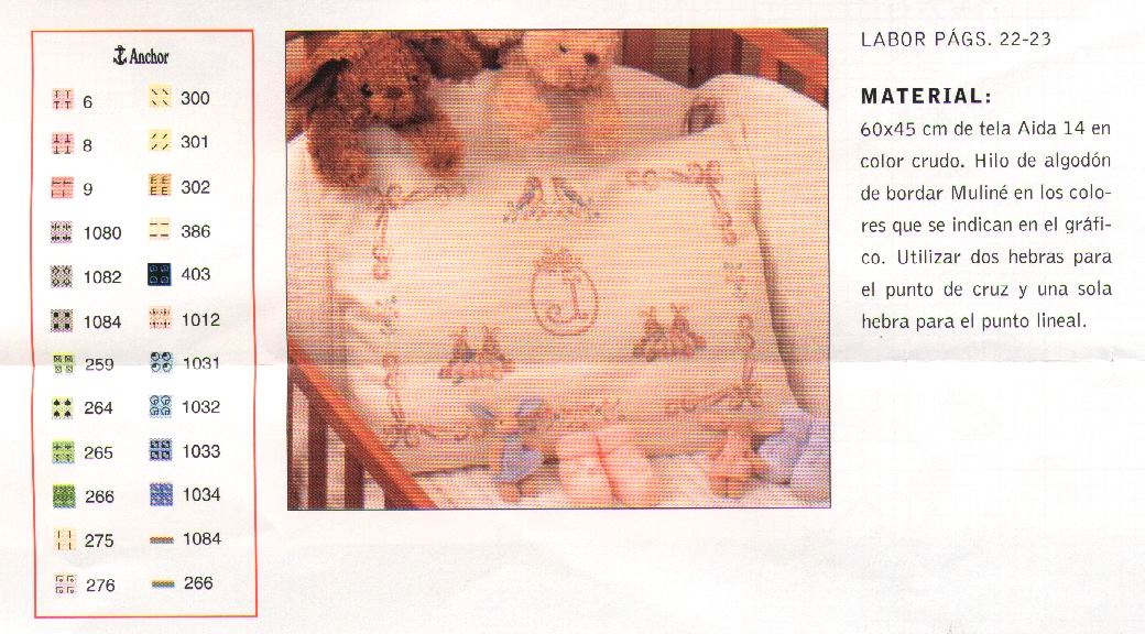 Schema punto croce Corredino 26