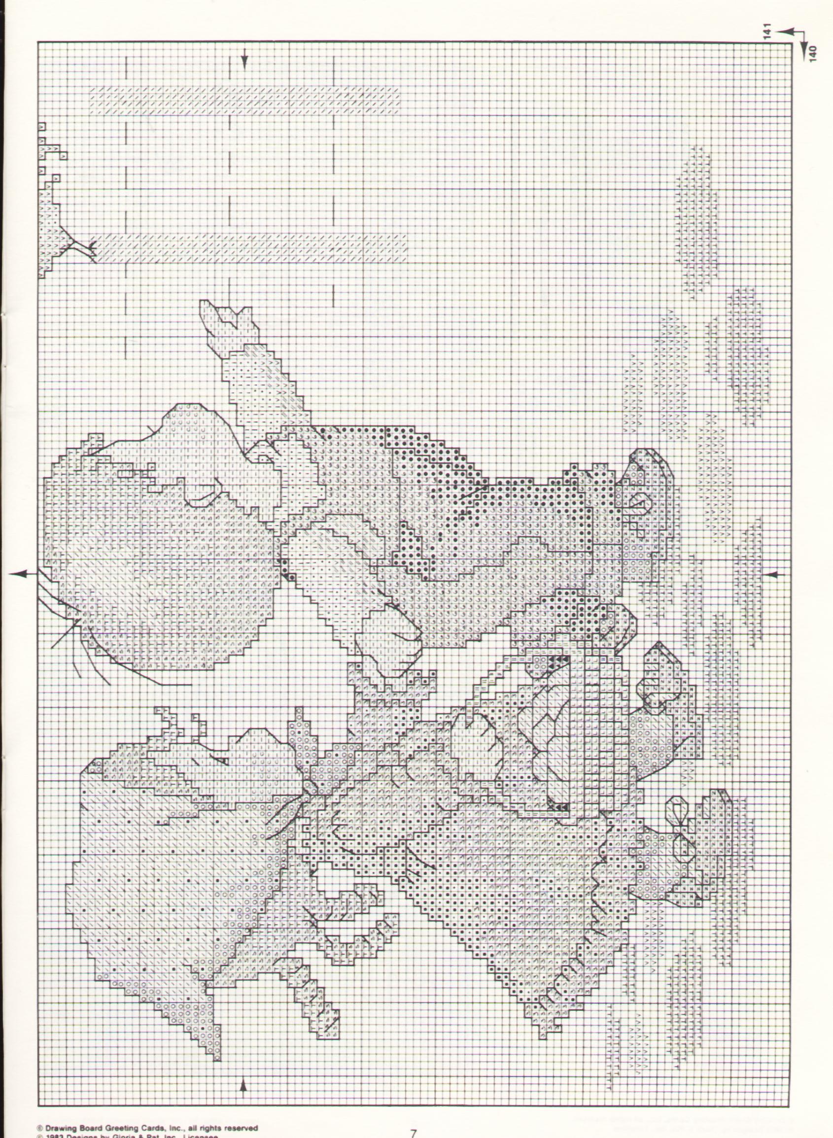 Schema punto croce God Inhis Heaven 12