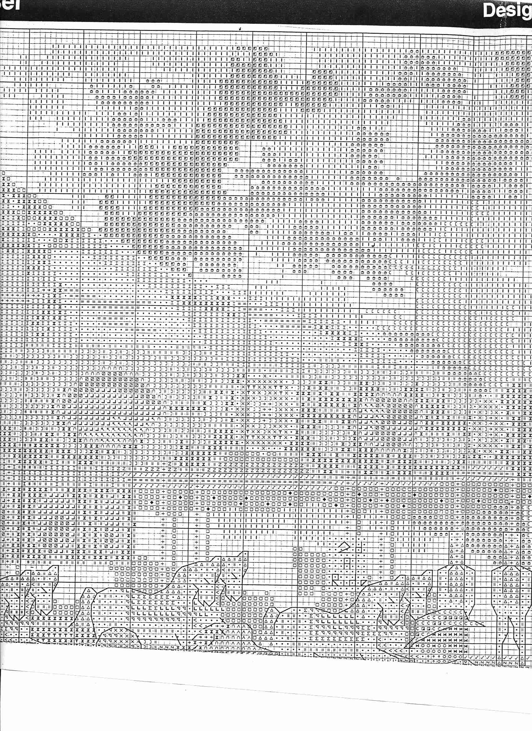 Schema punto croce Il Carosello 6