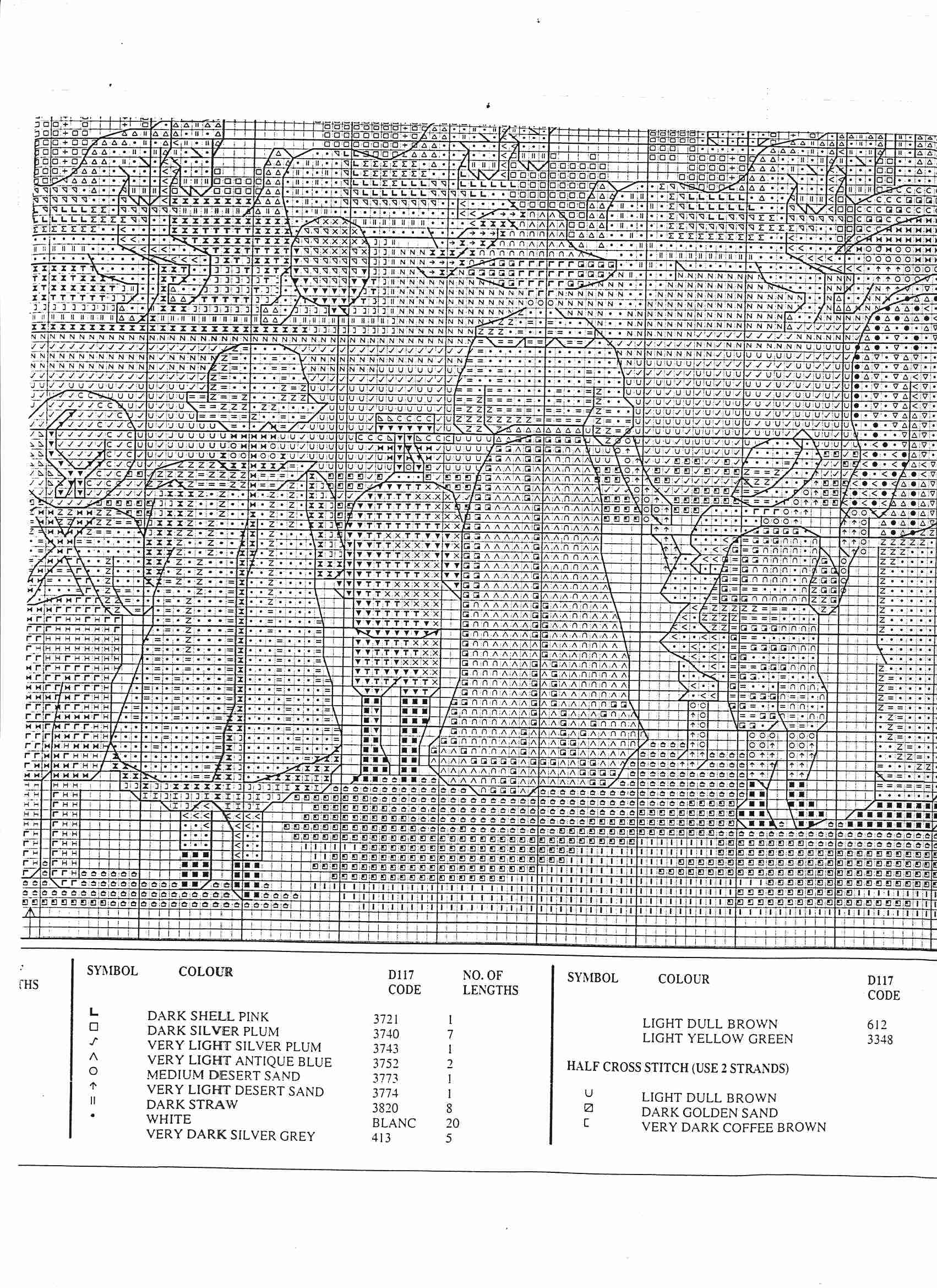 Schema punto croce Il Carosello 8