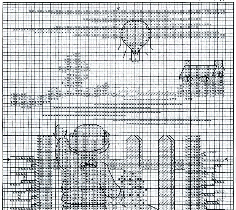 Schema punto croce Oltre Il Cancello 2