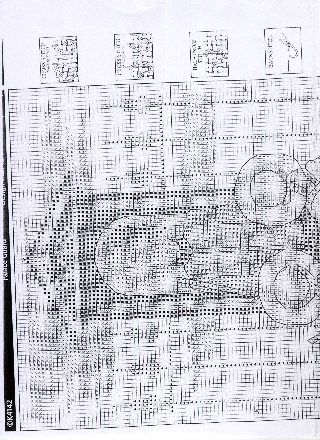 Schema punto croce Posto Di Guardia 3