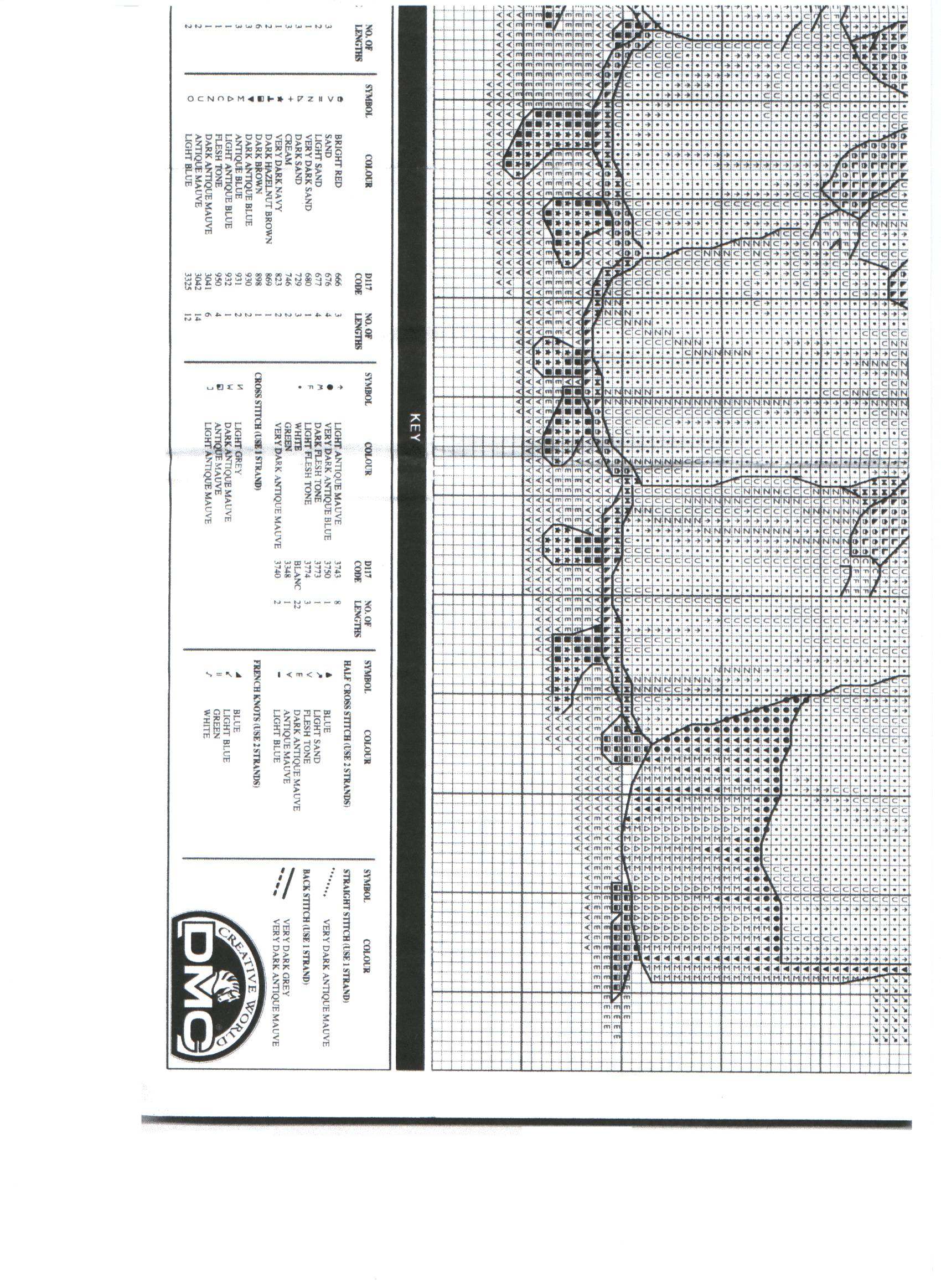 Schema punto croce Seguire Il Leader 8