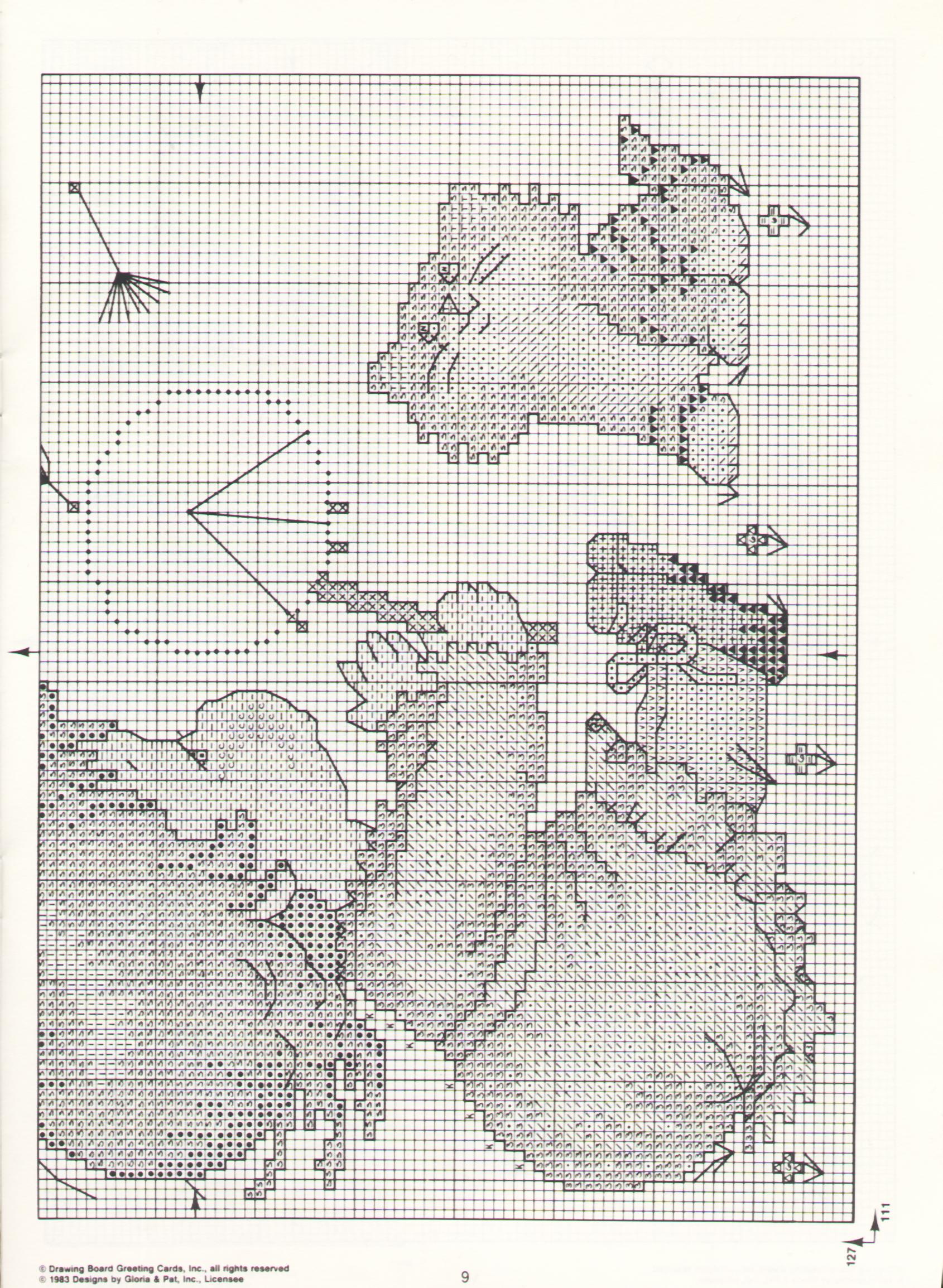 Schema punto croce Signore Nel Cielo 14