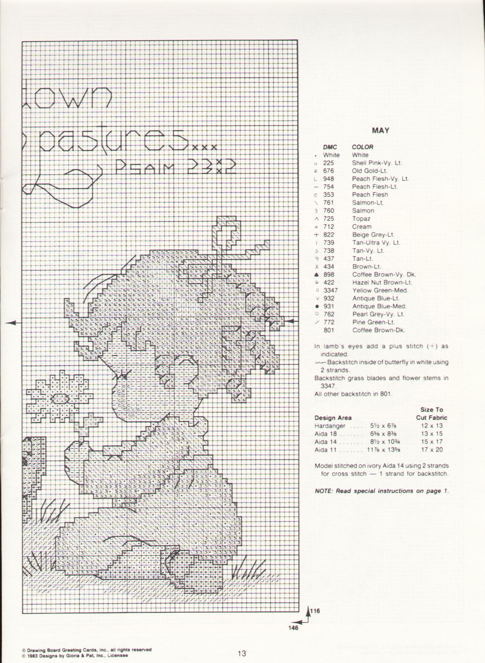 Schema punto croce Signore Nel Cielo 18