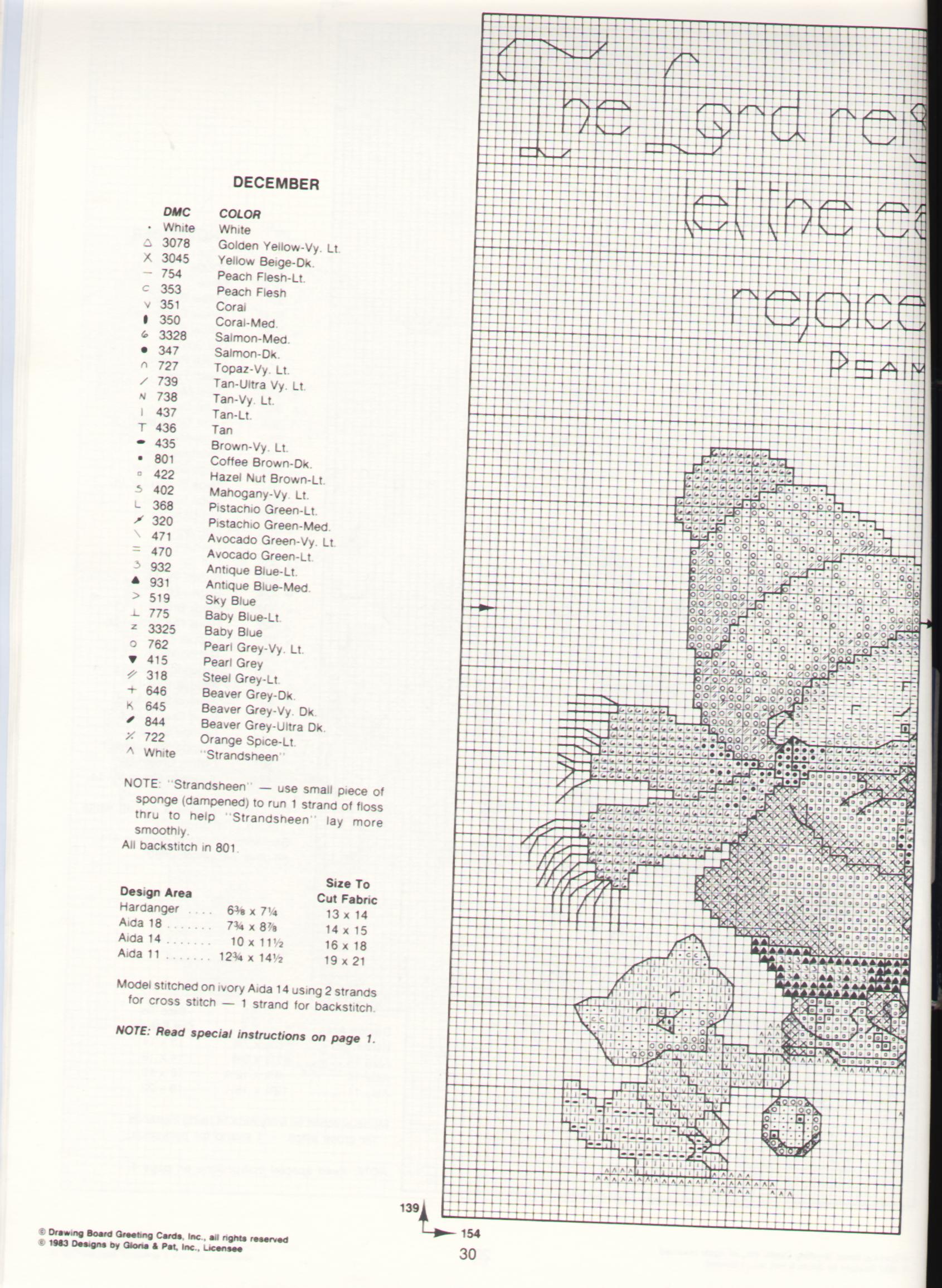 Schema punto croce Signore Nel Cielo 31