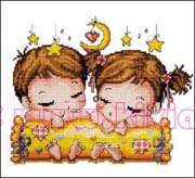 Schema punto croce Sonnellino 6