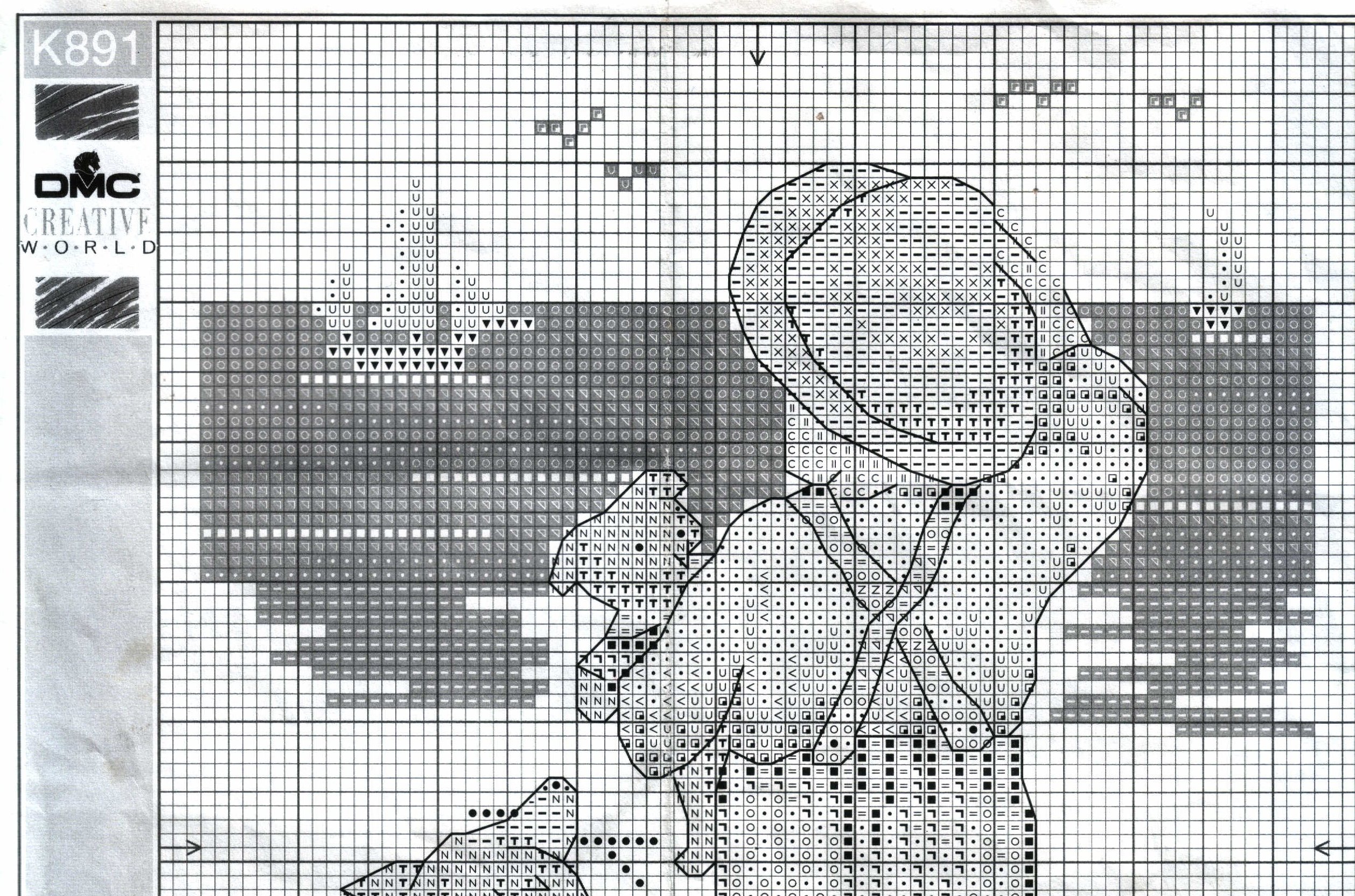 Schema punto croce Vedere Le Navi 2