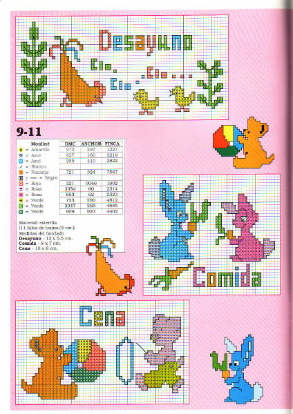 Schema punto croce Motivi 69