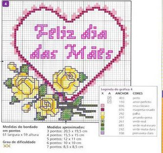 Schema punto croce Matrimonio 75