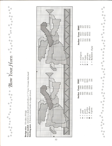 Schema punto croce Angel Towels 13