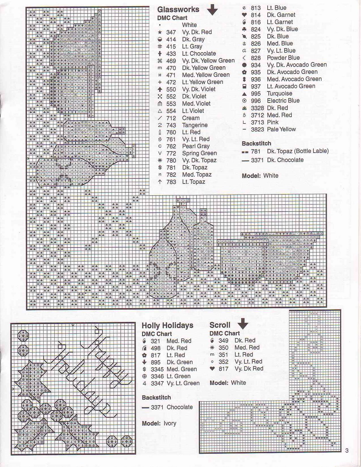 Schema punto croce Angoli 24