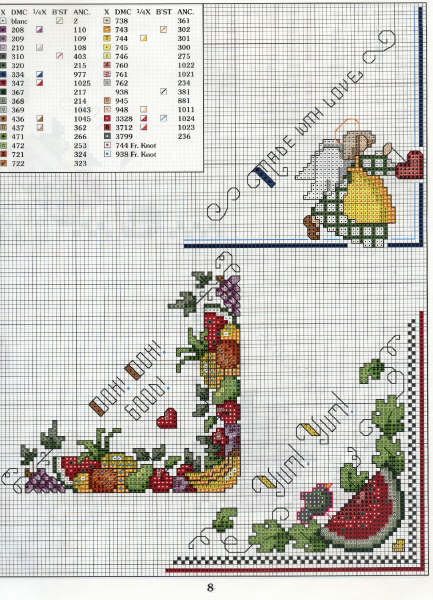 Schema punto croce Angoli 43