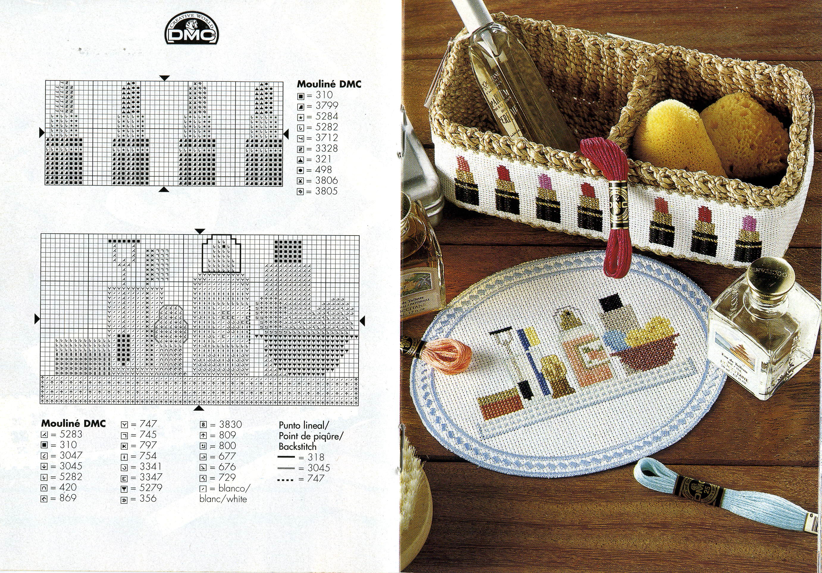 Schema punto croce Bagno