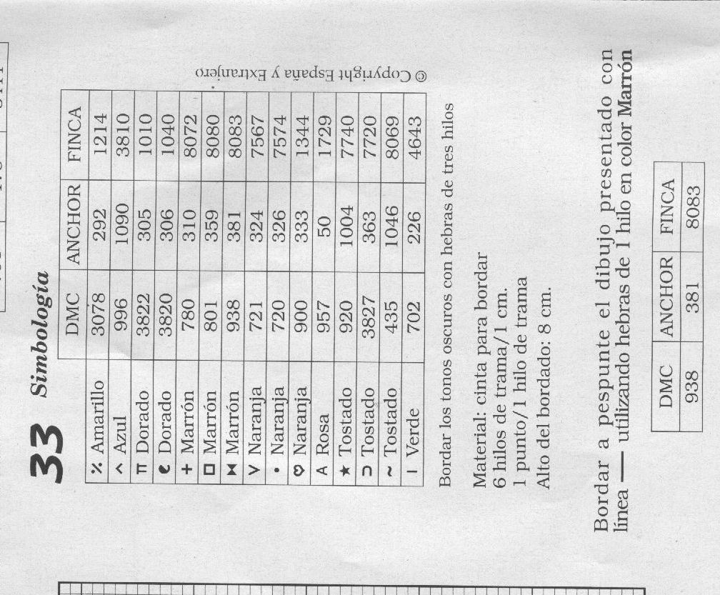 Schema punto croce Cenefas 110