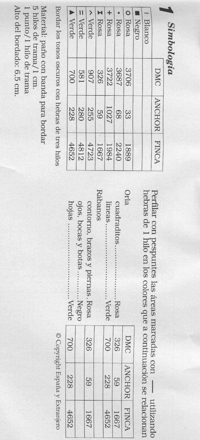 Schema punto croce Cenefas 31