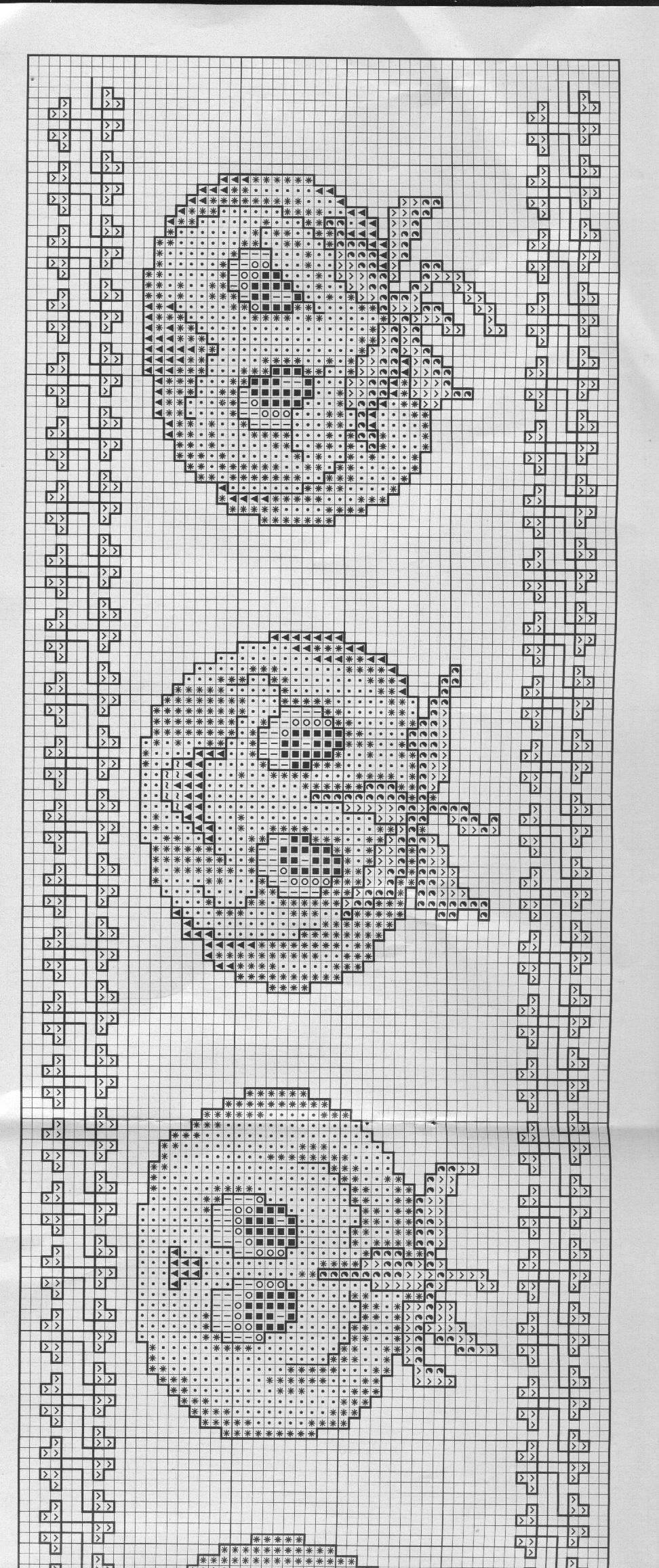 Schema punto croce Cenefas 51