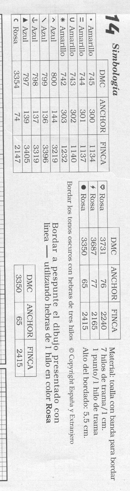 Schema punto croce Cenefas 73