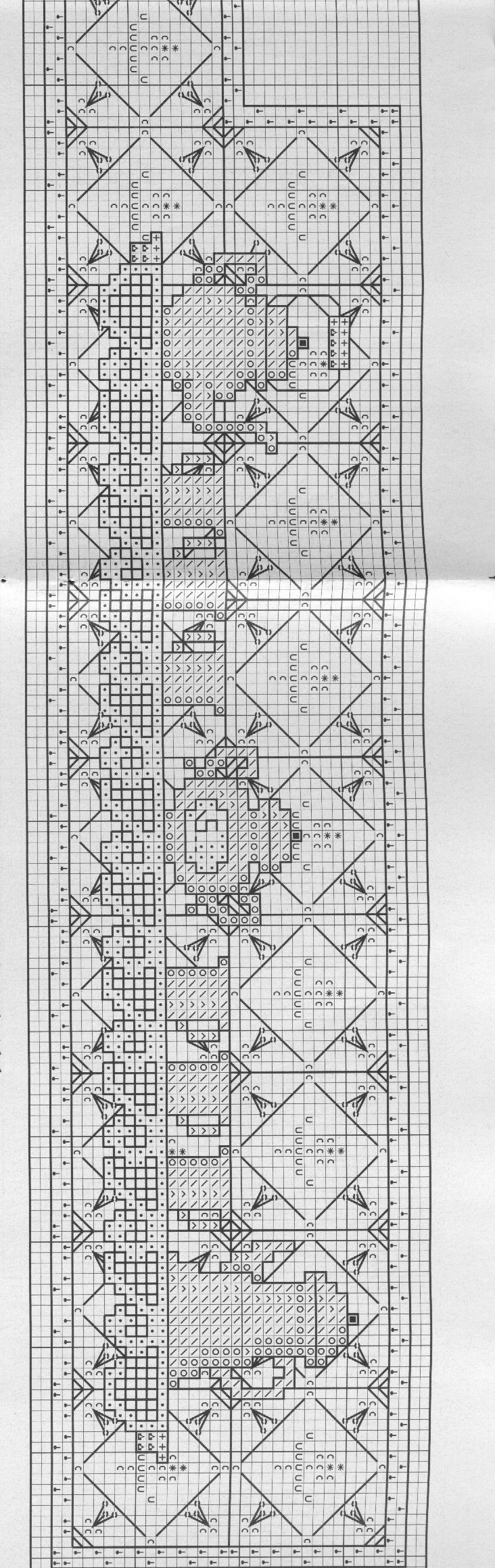 Schema punto croce Cenefas 79