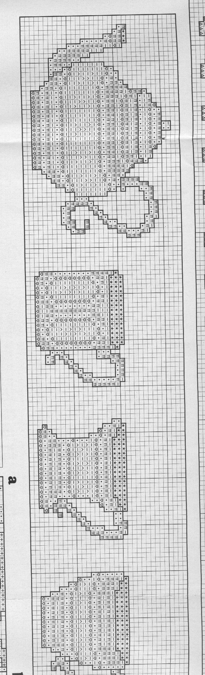 Schema punto croce Cenefas 86