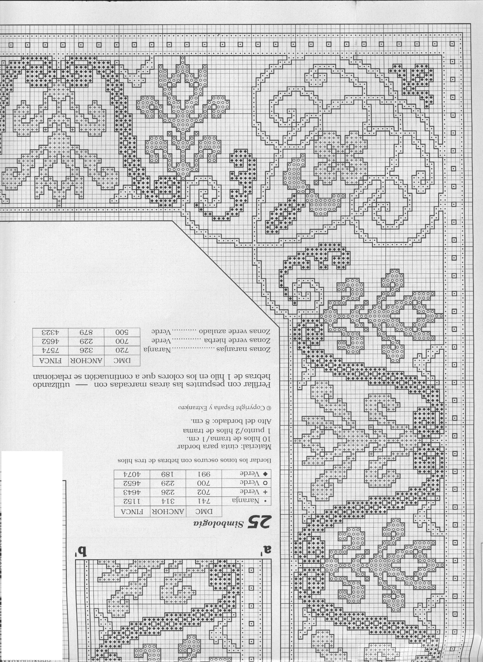 Schema punto croce Cenefas 94