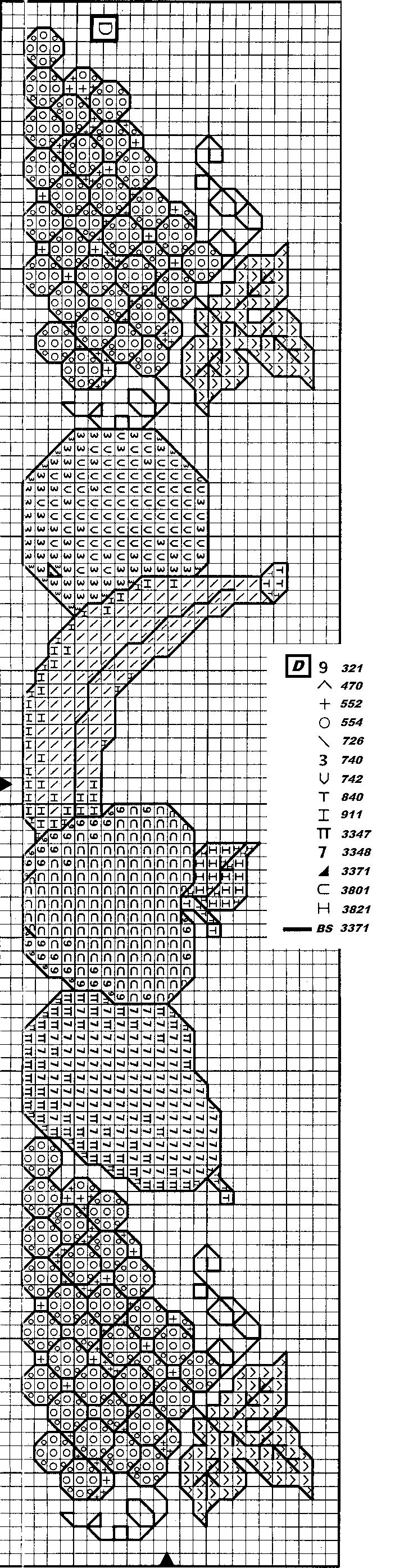 Schema punto croce Frutta Mista 02