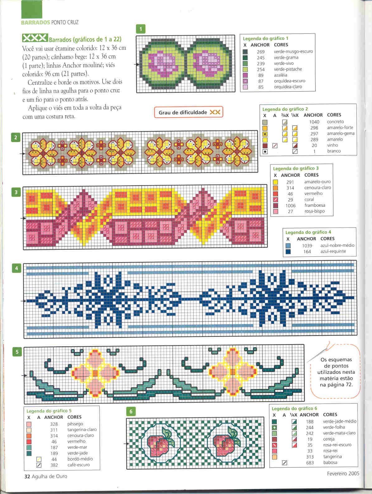 Schema punto croce Geometrie 12