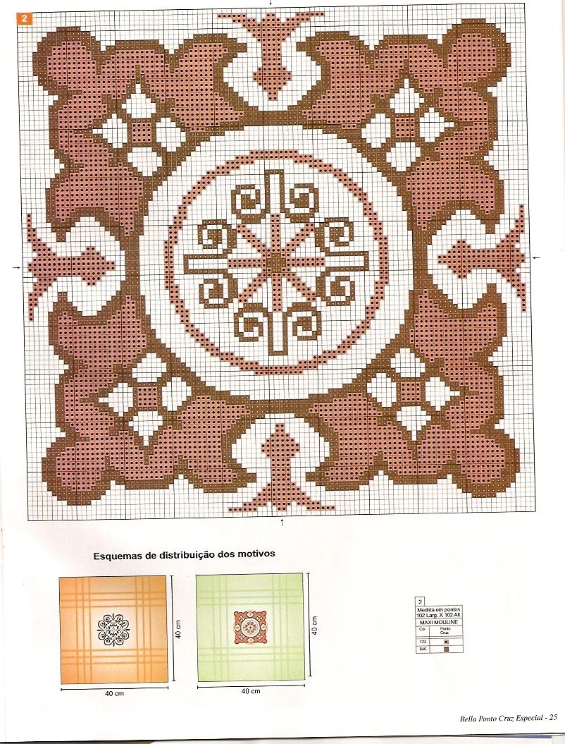 Schema punto croce Geometrie 29