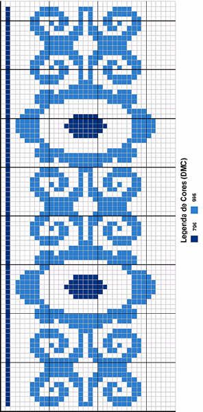 Schema punto croce Geometrie 62