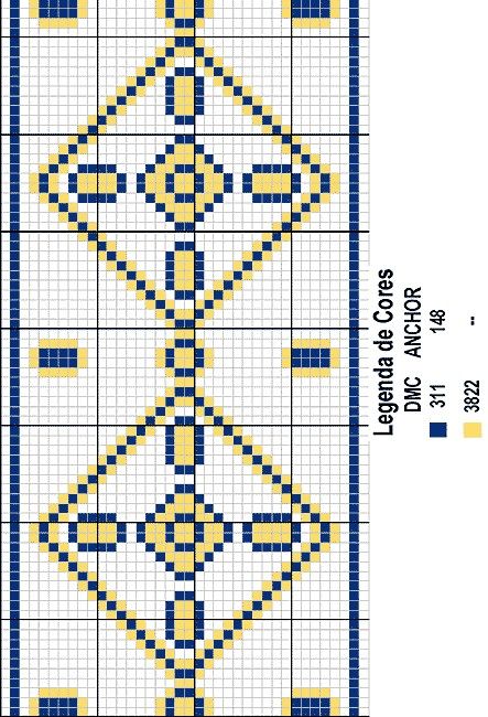 Schema punto croce Geometrie 64