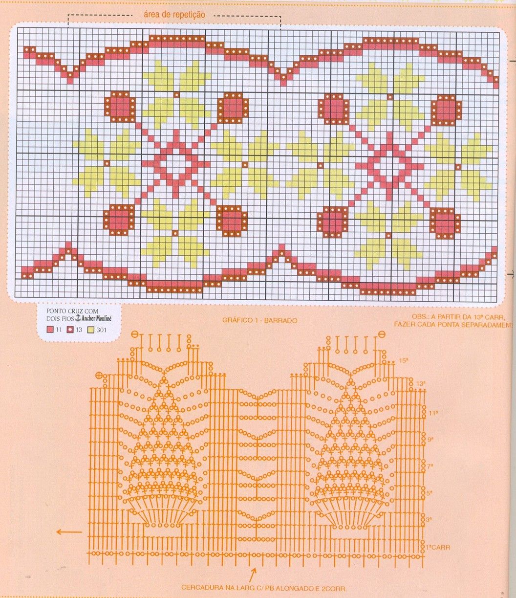 Schema punto croce Geometrie 68