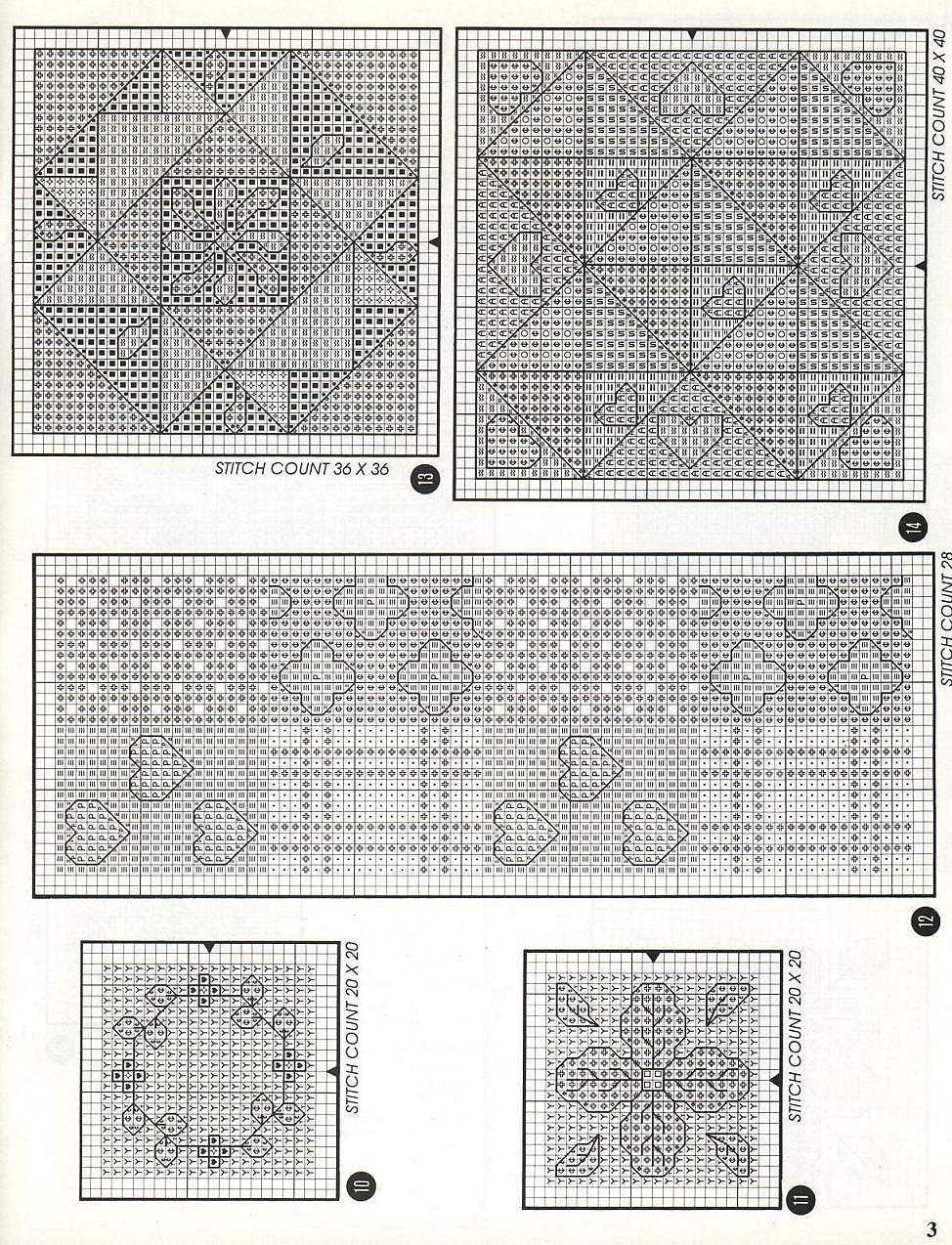 Schema punto croce Patchwork 04