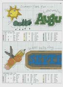 Schema punto croce Agosto