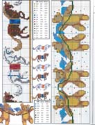 Schema punto croce Cavalli Orsi