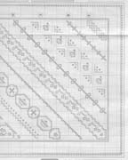 Schema punto croce Cenefas 101