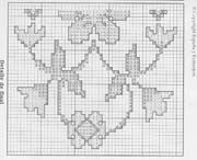 Schema punto croce Cenefas 45