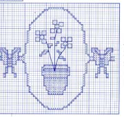 Schema punto croce Cenefas De Cocina 05