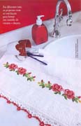 Schema punto croce Coppia Rose Rosse 01