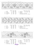 Schema punto croce Fiorellini 05