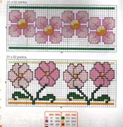 Schema punto croce Fiorellini 20