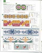 Schema punto croce Floreali E Geometrici