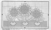 Schema punto croce Folk Sunflowers 01