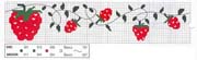 Schema punto croce Fragola E Fragoline