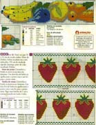 Schema punto croce Fragole E Frutta