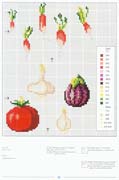 Schema punto croce Frutta E Vegetali 03