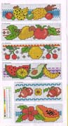 Schema punto croce Piccoli Frutti 04