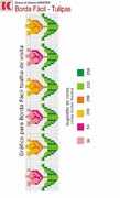 Schema punto croce Piccoli Tulipani