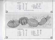 Schema punto croce Pomodoro Cipolla