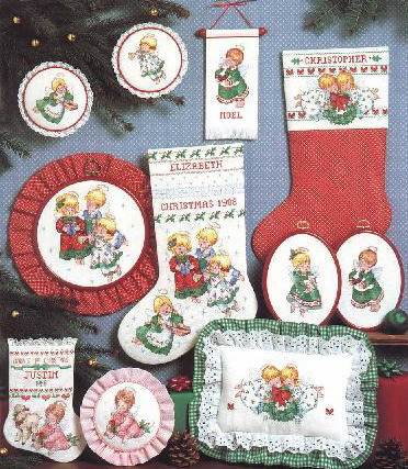 Schema punto croce Calza Angioletti 1a